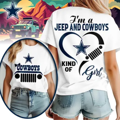 Dallas Cowboys | Premium NFL Jeep Girl Women's Shirt TD