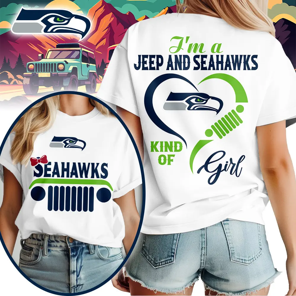 Seattle Seahawks | Premium NFL Jeep Girl Women's Shirt TD