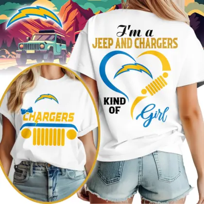 Los Angeles Chargers | Premium NFL Jeep Girl Women's Shirt TD
