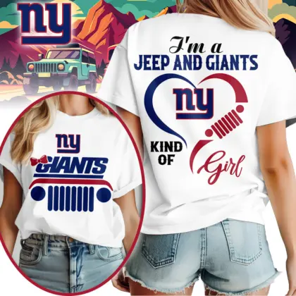 New York Giants | Premium NFL Jeep Girl Women's Shirt TD