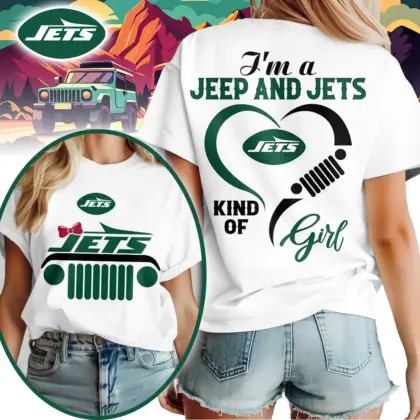 New York Jets | Premium NFL Jeep Girl Women's Shirt TD