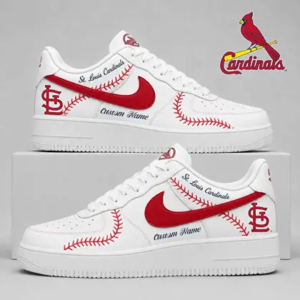 St. Louis Cardinals | Premium MLB Baseball Stitch AF1 Shoes TD