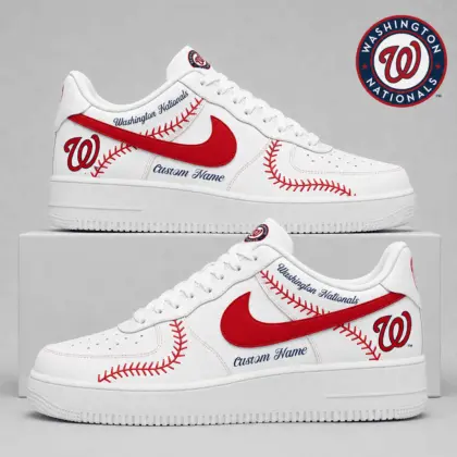 Washington Nationals | Premium MLB Baseball Stitch AF1 Shoes TD