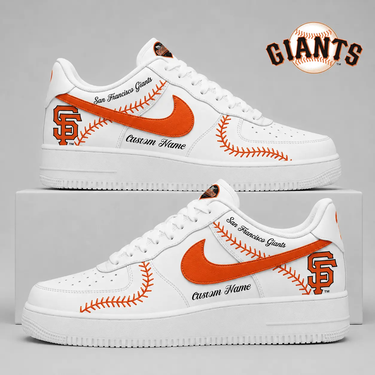 San Francisco Giants | Premium MLB Baseball Stitch AF1 Shoes TD