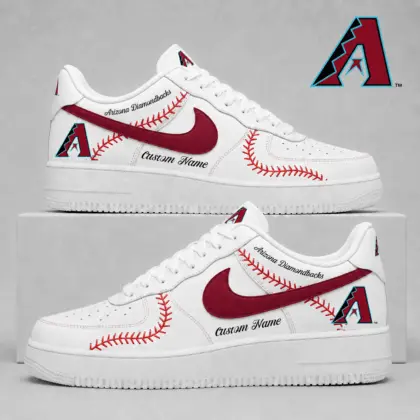 Arizona Diamondbacks | Premium MLB Baseball Stitch AF1 Shoes TD