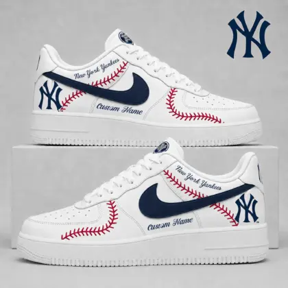 New York Yankees | Premium MLB Baseball Stitch AF1 Shoes TD