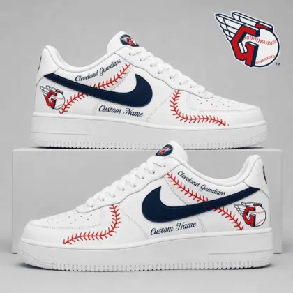 Cleveland Guardians | Premium MLB Baseball Stitch AF1 Shoes TD