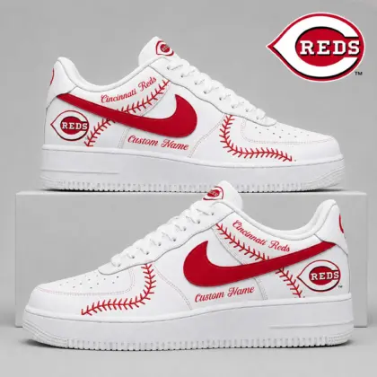 Cincinnati Reds | Premium MLB Baseball Stitch AF1 Shoes TD