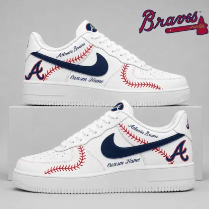 Atlanta Braves | Premium MLB Baseball Stitch AF1 Shoes TD