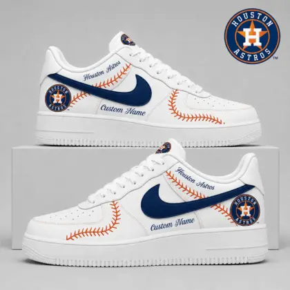 Houston Astros | Premium MLB Baseball Stitch AF1 Shoes TD