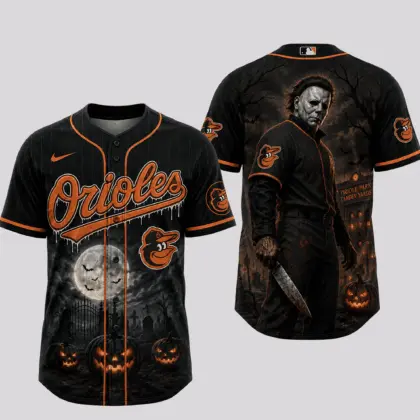 Baltimore Orioles | Premium MLB Michael Myers Halloween Baseball Jersey
