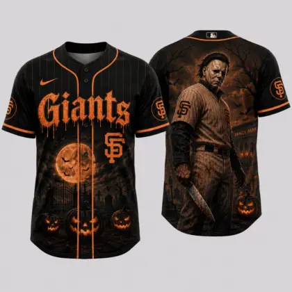 San Francisco Giants | Premium MLB Michael Myers Halloween Baseball Jersey
