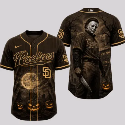 San Diego Padres | Premium MLB Michael Myers Halloween Baseball Jersey