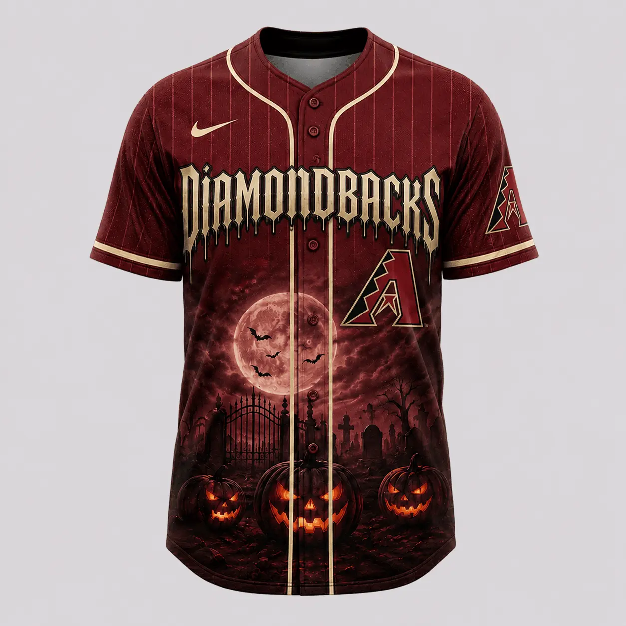Arizona Diamondbacks | Premium MLB Michael Myers Halloween Baseball Jersey - Image 2