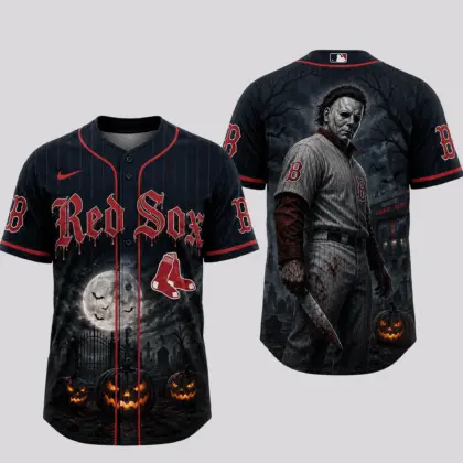 Boston Red Sox | Premium MLB Michael Myers Halloween Baseball Jersey