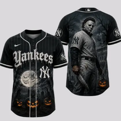 New York Yankees | Premium MLB Michael Myers Halloween Baseball Jersey