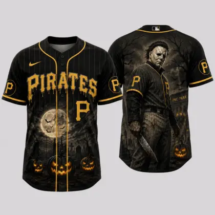 Pittsburgh Pirates | Premium MLB Michael Myers Halloween Baseball Jersey