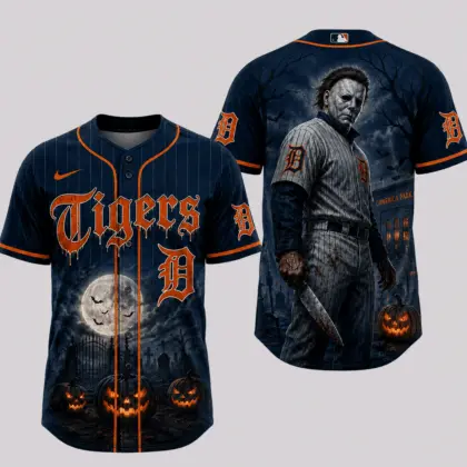 Detroit Tigers | Premium MLB Michael Myers Halloween Baseball Jersey