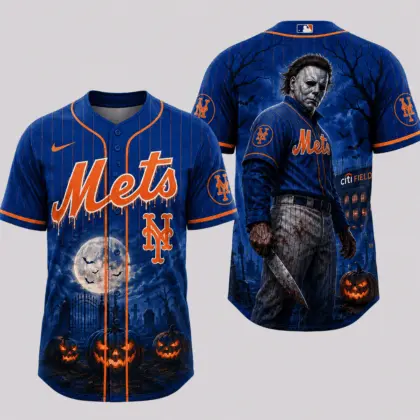 New York Mets | Premium MLB Michael Myers Halloween Baseball Jersey
