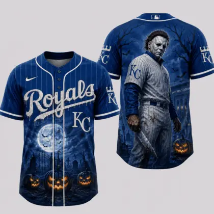 Kansas City Royals | Premium MLB Michael Myers Halloween Baseball Jersey