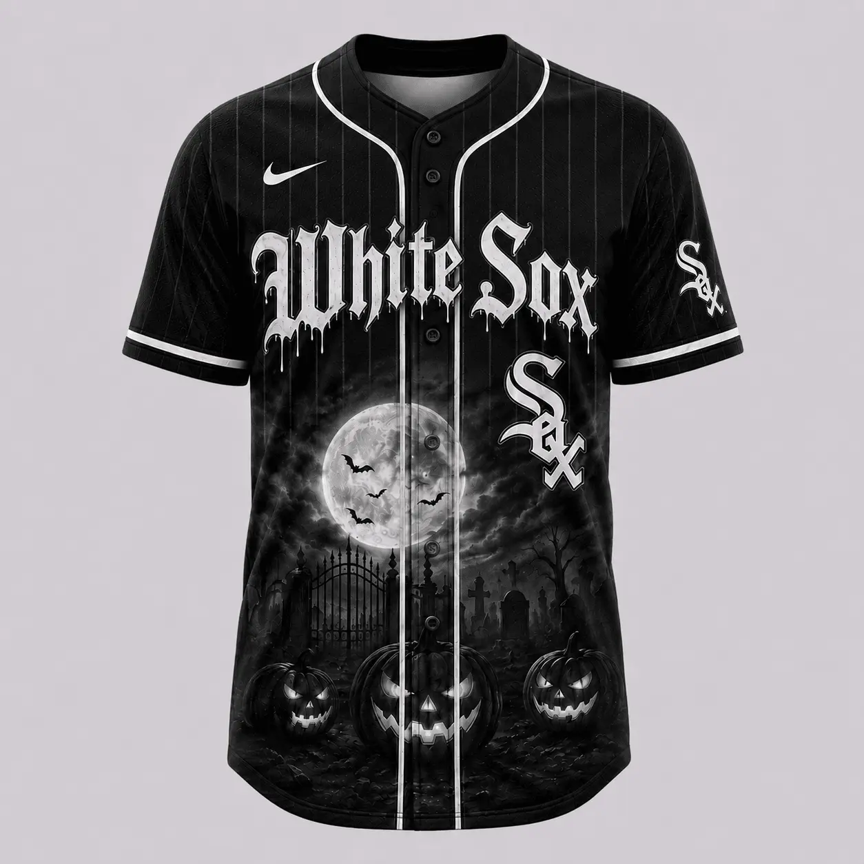 Chicago White Sox | Premium MLB Michael Myers Halloween Baseball Jersey - Image 2