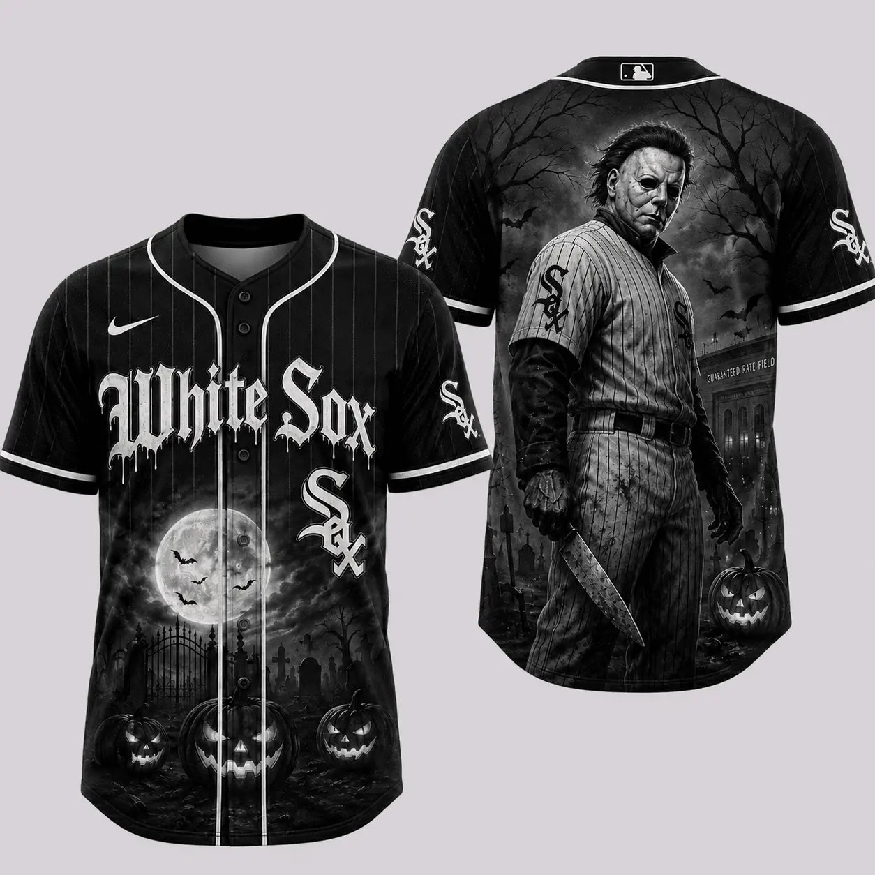 Chicago White Sox | Premium MLB Michael Myers Halloween Baseball Jersey