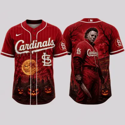 St. Louis Cardinals | Premium MLB Michael Myers Halloween Baseball Jersey