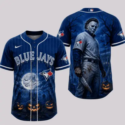 Toronto Blue Jays | Premium MLB Michael Myers Halloween Baseball Jersey