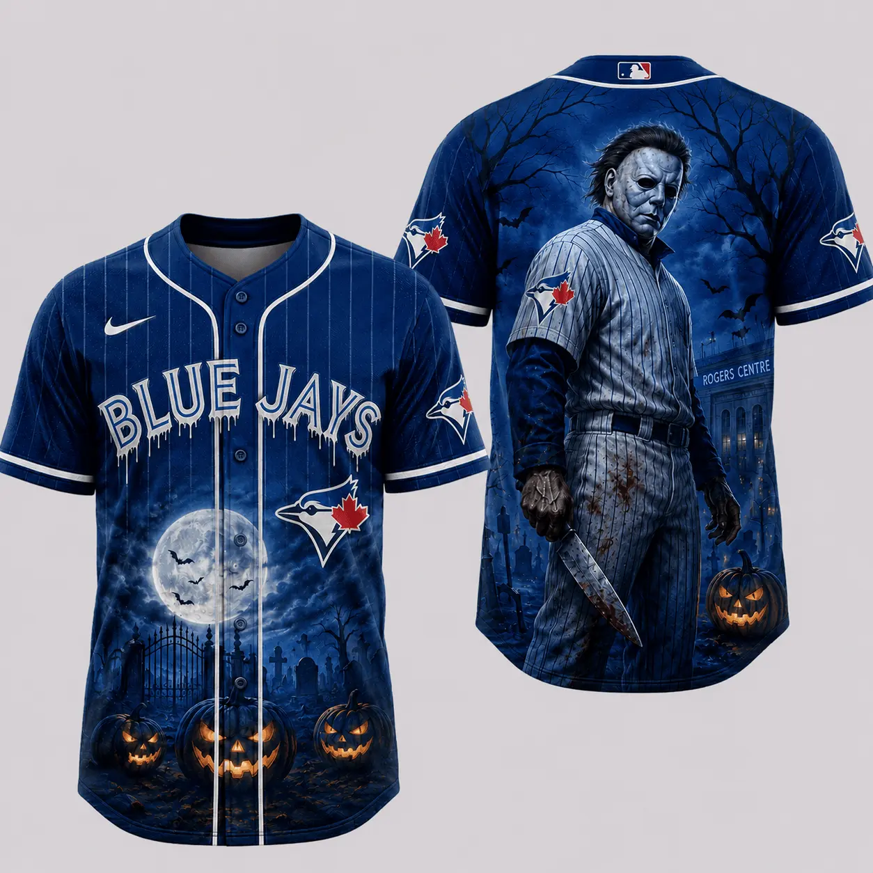 Toronto Blue Jays | Premium MLB Michael Myers Halloween Baseball Jersey