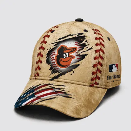 Baltimore Orioles | Premium MLB Patriot Stitch Baseball Cap