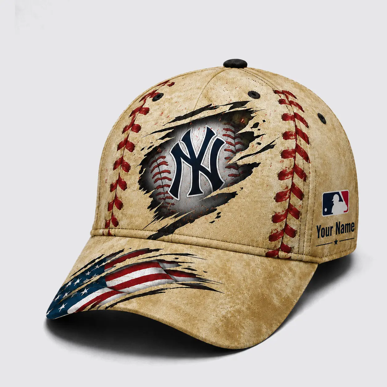 New York Yankees | Premium MLB Patriot Stitch Baseball Cap