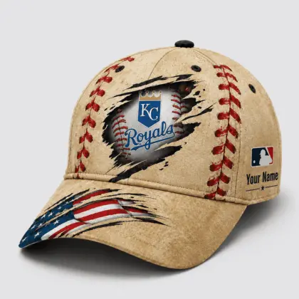 Kansas City Royals | Premium MLB Patriot Stitch Baseball Cap
