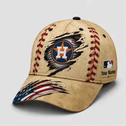 Houston Astros | Premium MLB Patriot Stitch Baseball Cap