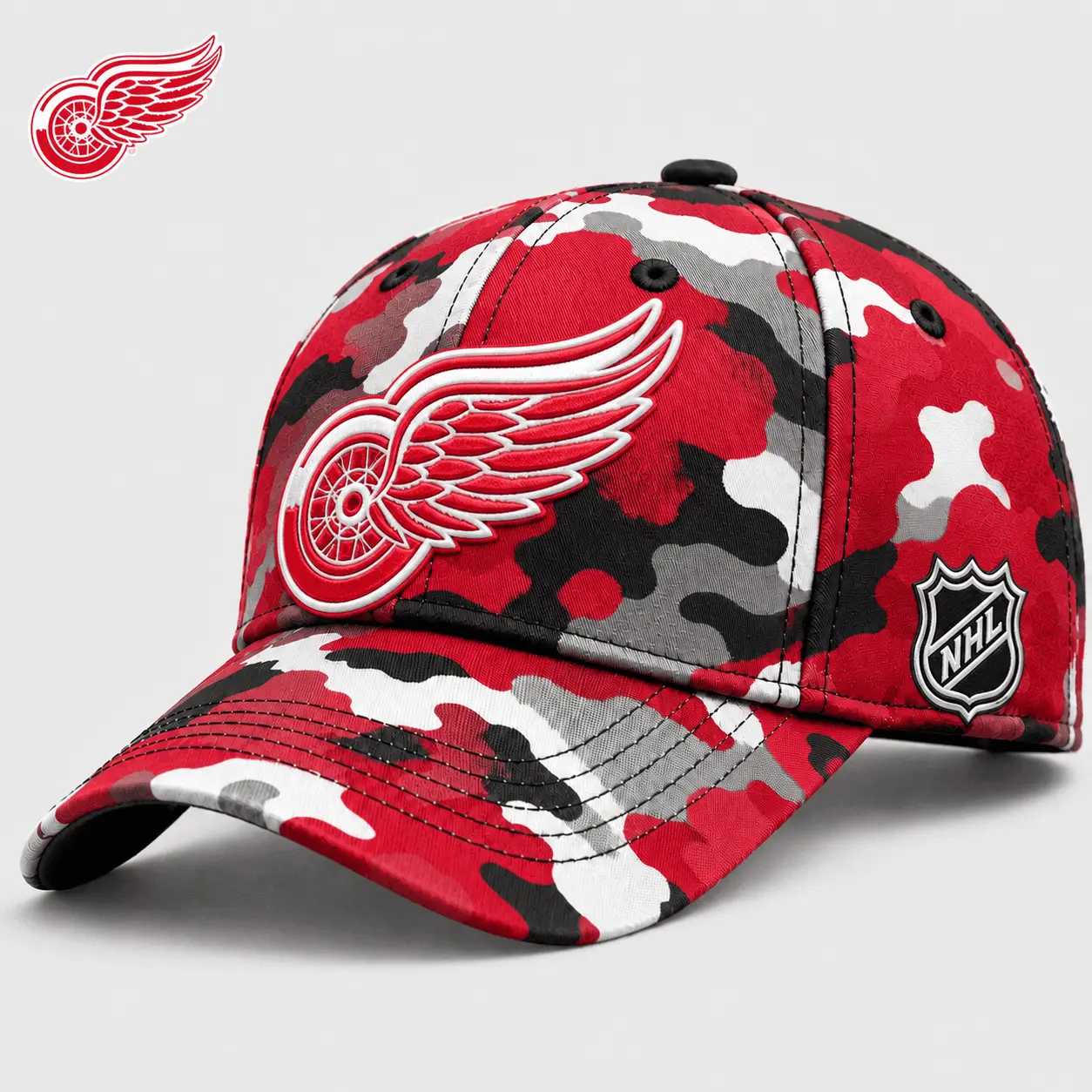 Detroit Red Wings | Premium NHL Camo Cap NY