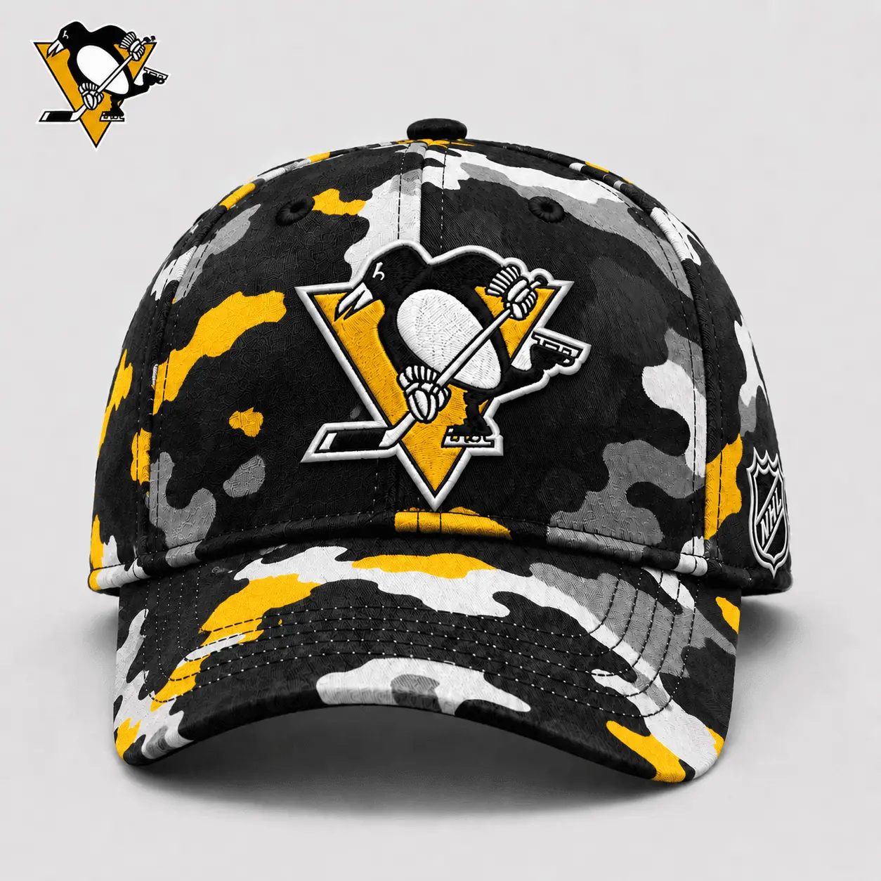 Pittsburgh Penguins | Premium NHL Camo Cap NY - Image 2
