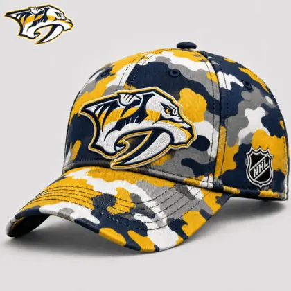 Nashville Predators| Premium NHL Camo Cap NY