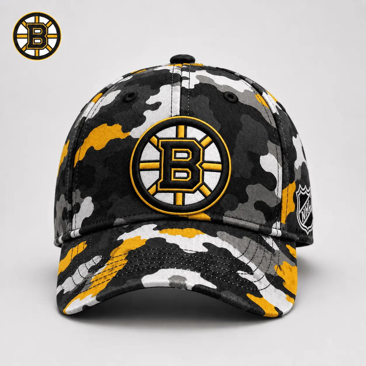 Boston Bruins | Premium NHL Camo Cap NY - Image 2