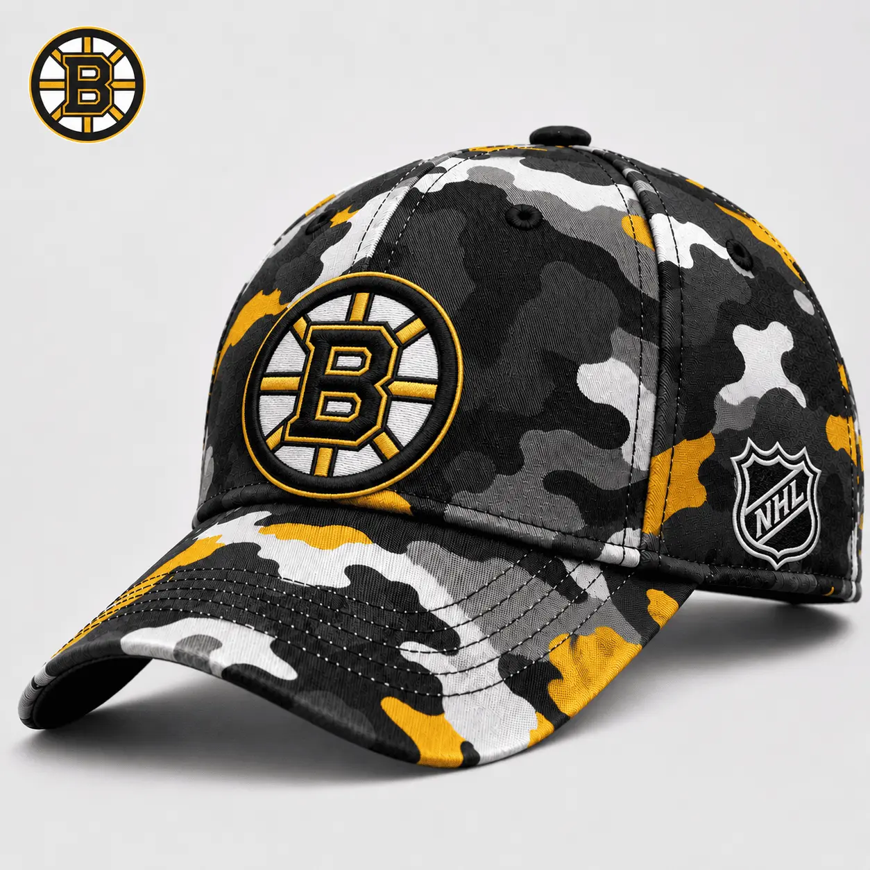 Boston Bruins | Premium NHL Camo Cap NY
