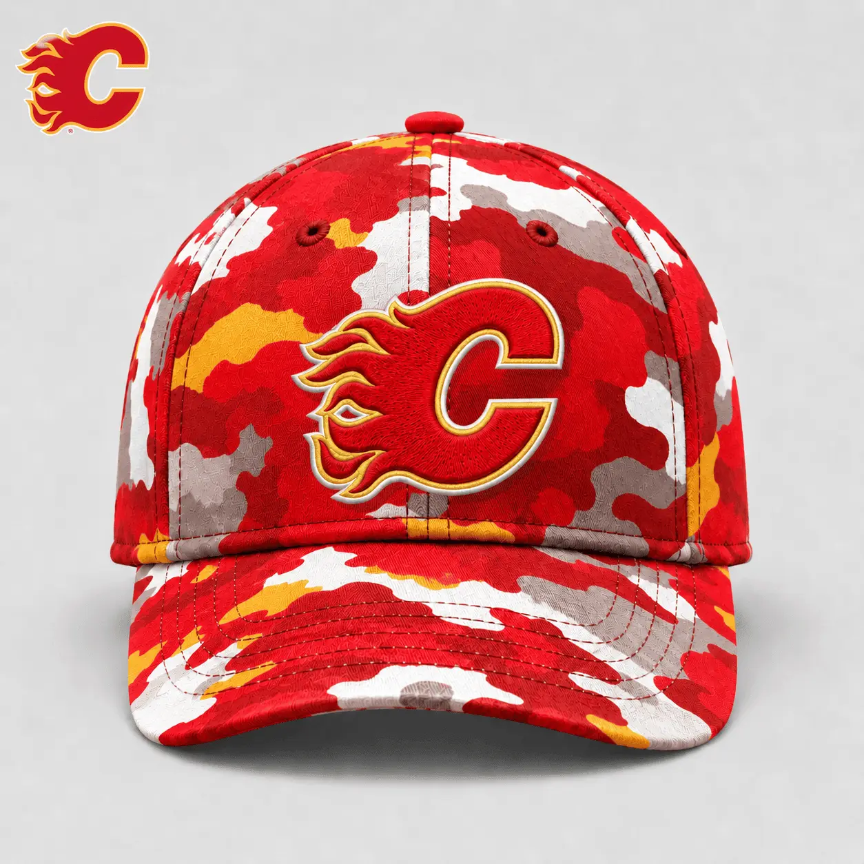 Calgary Flames| Premium NHL Camo Cap NY - Image 2