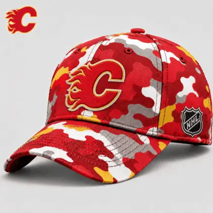 Calgary Flames| Premium NHL Camo Cap NY