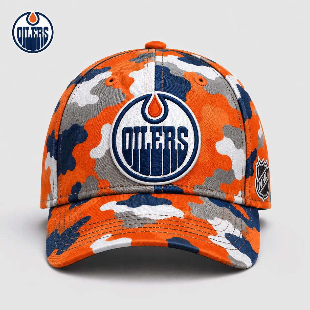 Edmonton Oilers | Premium NHL Camo Cap NY - Image 2