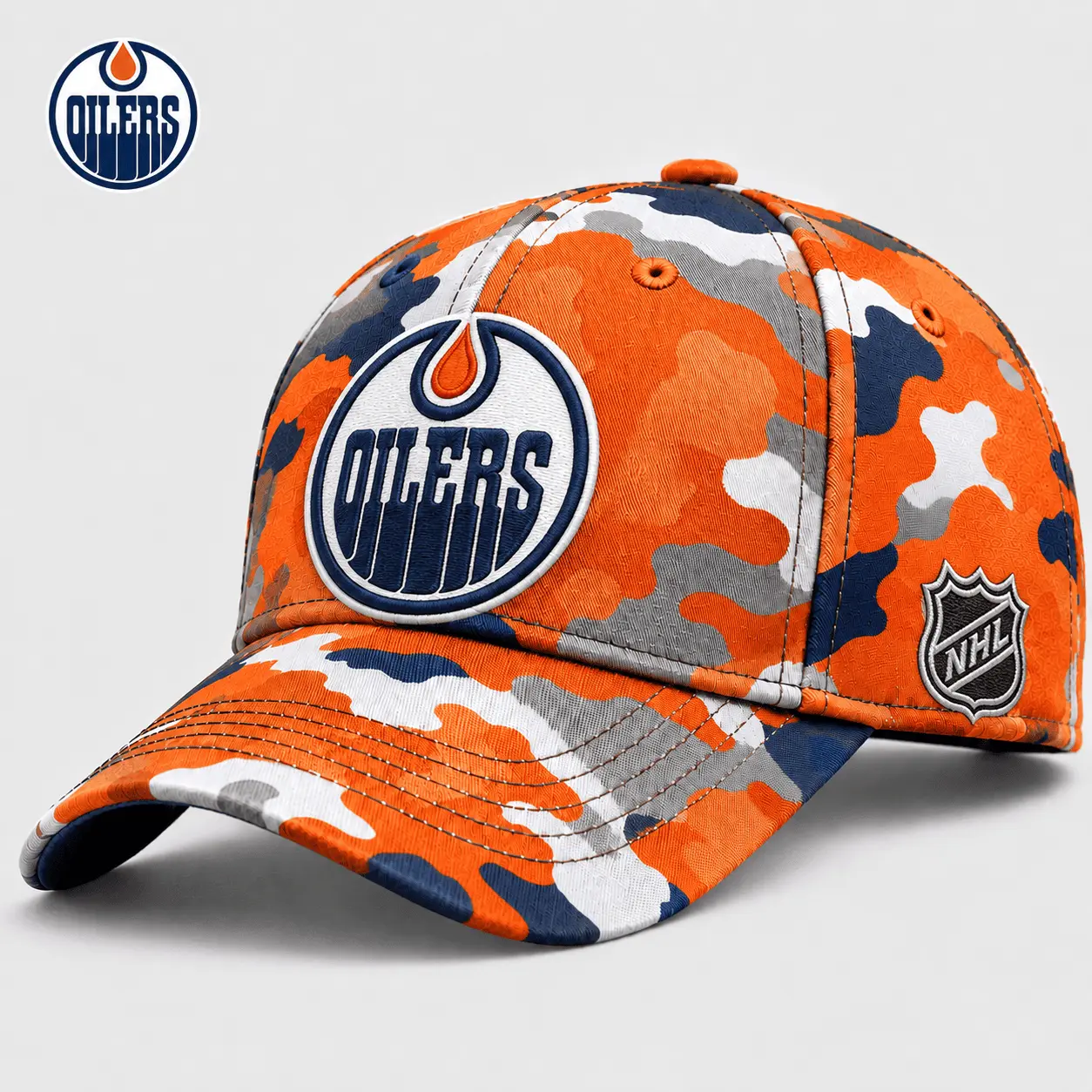 Edmonton Oilers | Premium NHL Camo Cap NY