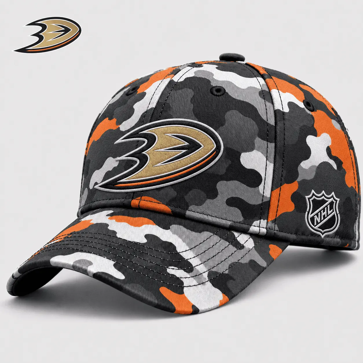Anaheim Ducks | Premium NHL Camo Cap NY
