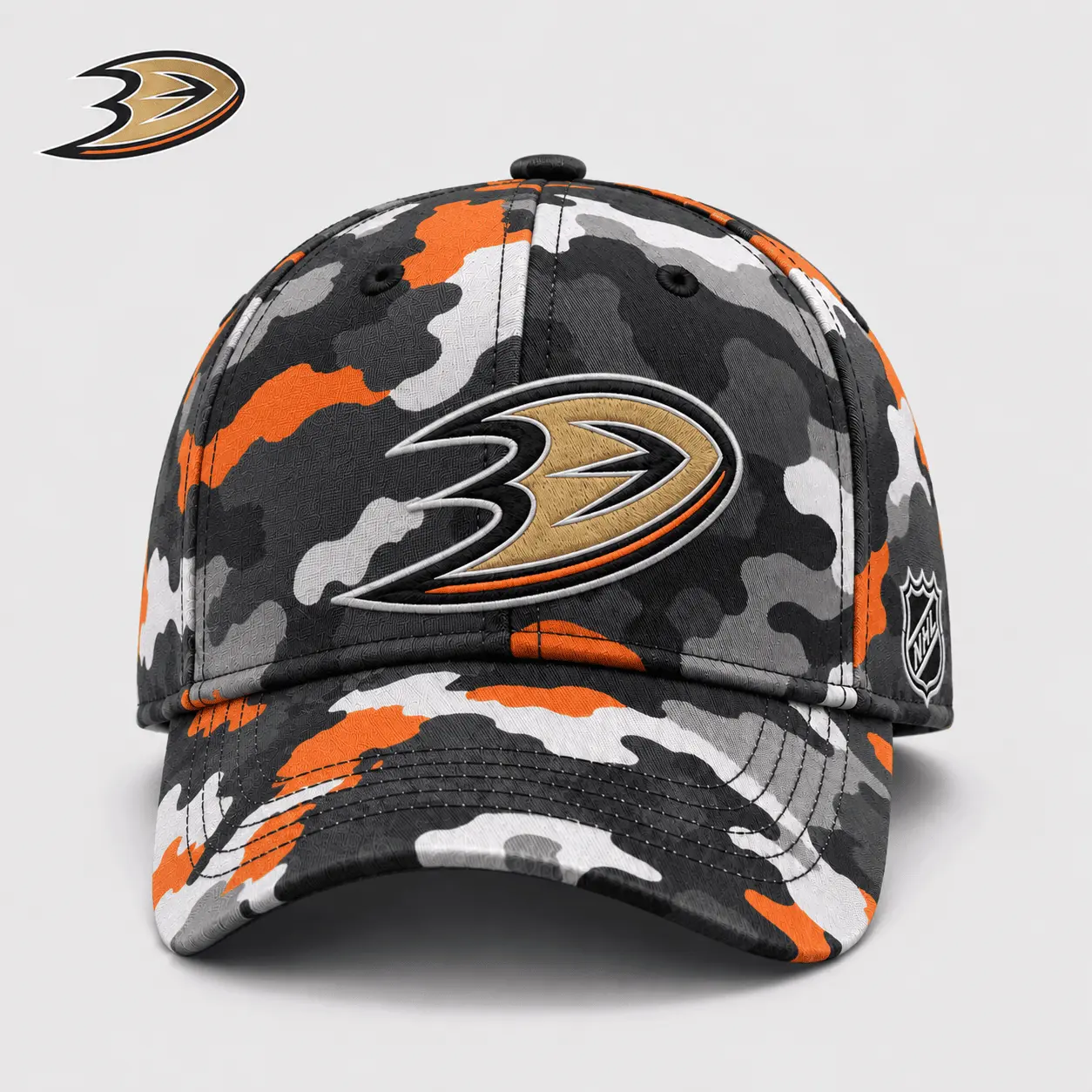 Anaheim Ducks | Premium NHL Camo Cap NY - Image 2