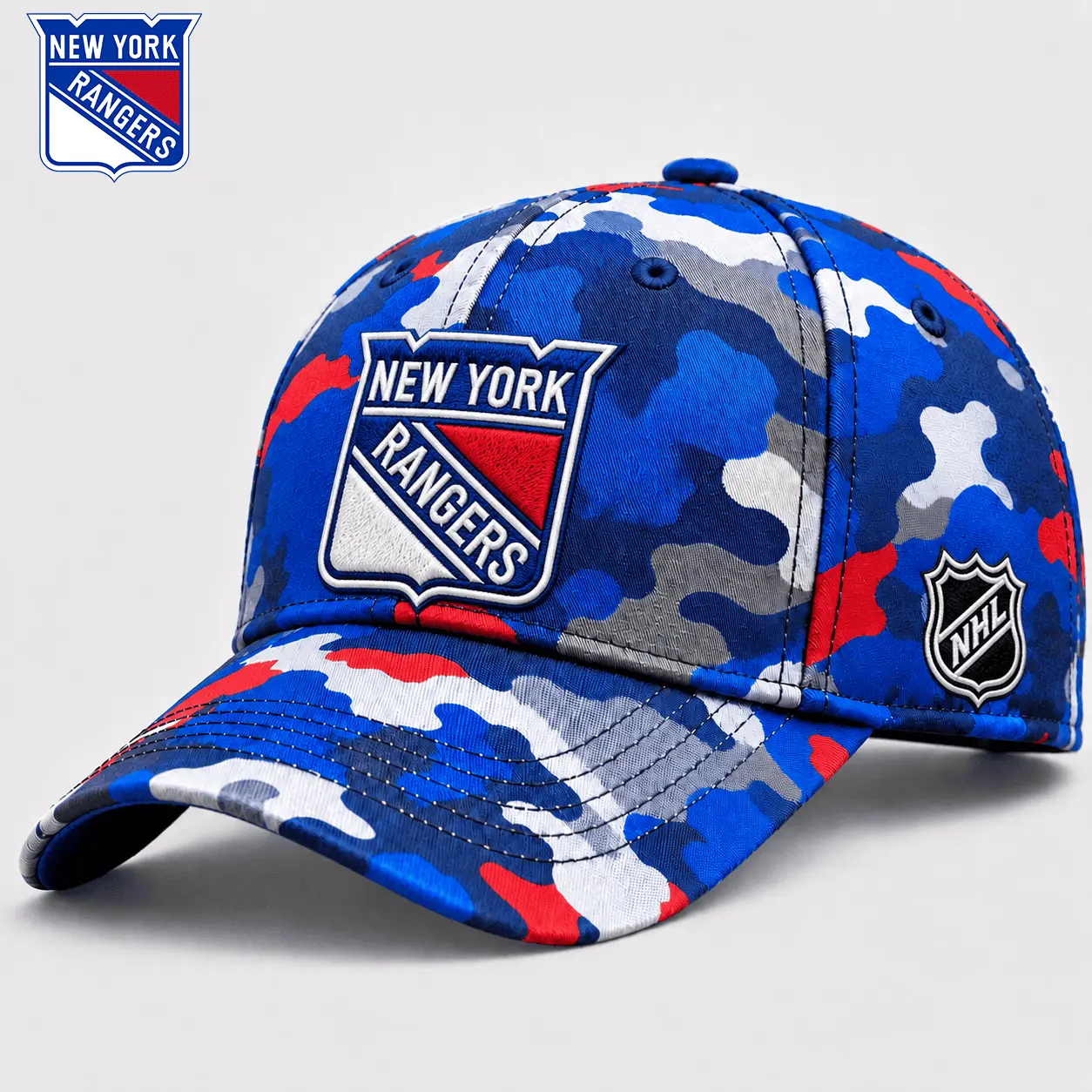 New York Rangers| Premium NHL Camo Cap NY