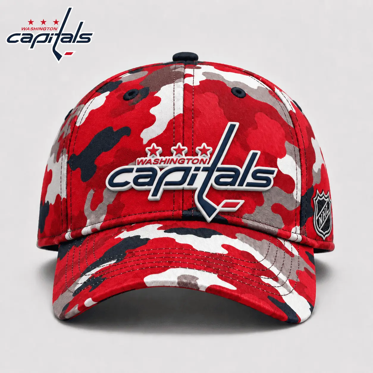Washington Capitals | Premium NHL Camo Cap NY - Image 2