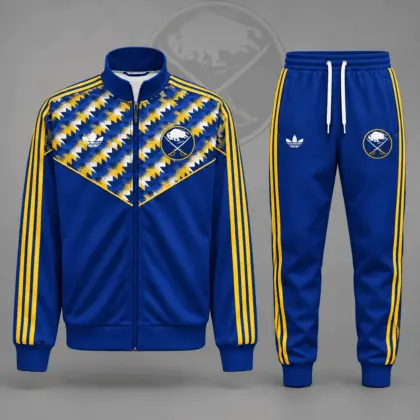 Buffalo Sabres | Premium NHL Heritage Chevron Track Jacket & Jogger Set NDN