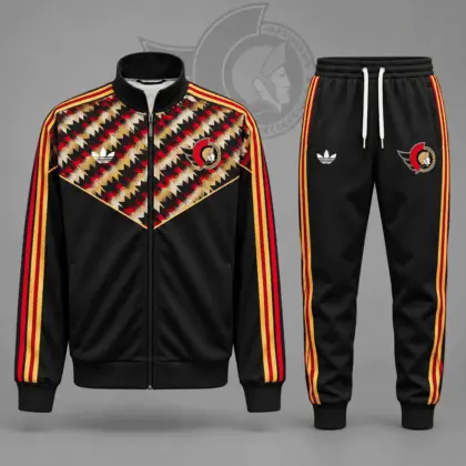 Ottawa Senators | Premium NHL Heritage Chevron Track Jacket & Jogger Set NDN