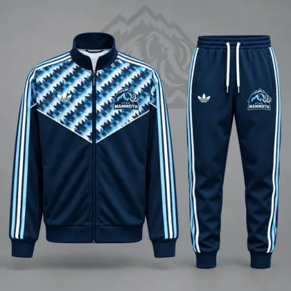 Utah Mammoth | Premium NHL Heritage Chevron Track Jacket & Jogger Set NDN