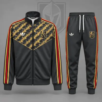 Vegas Golden Knights | Premium NHL Heritage Chevron Track Jacket & Jogger Set NDN
